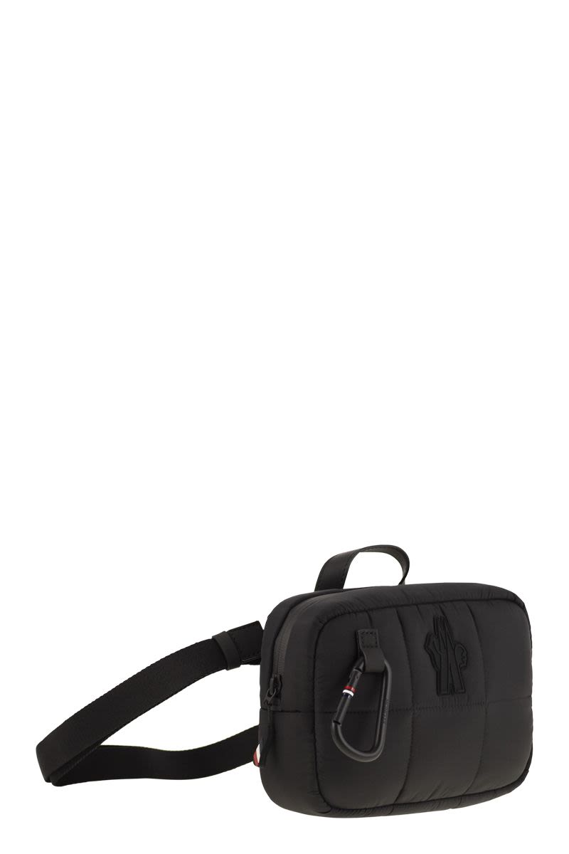 MONCLER Quilted Nylon Shoulder Handbag with Adjustable Strap