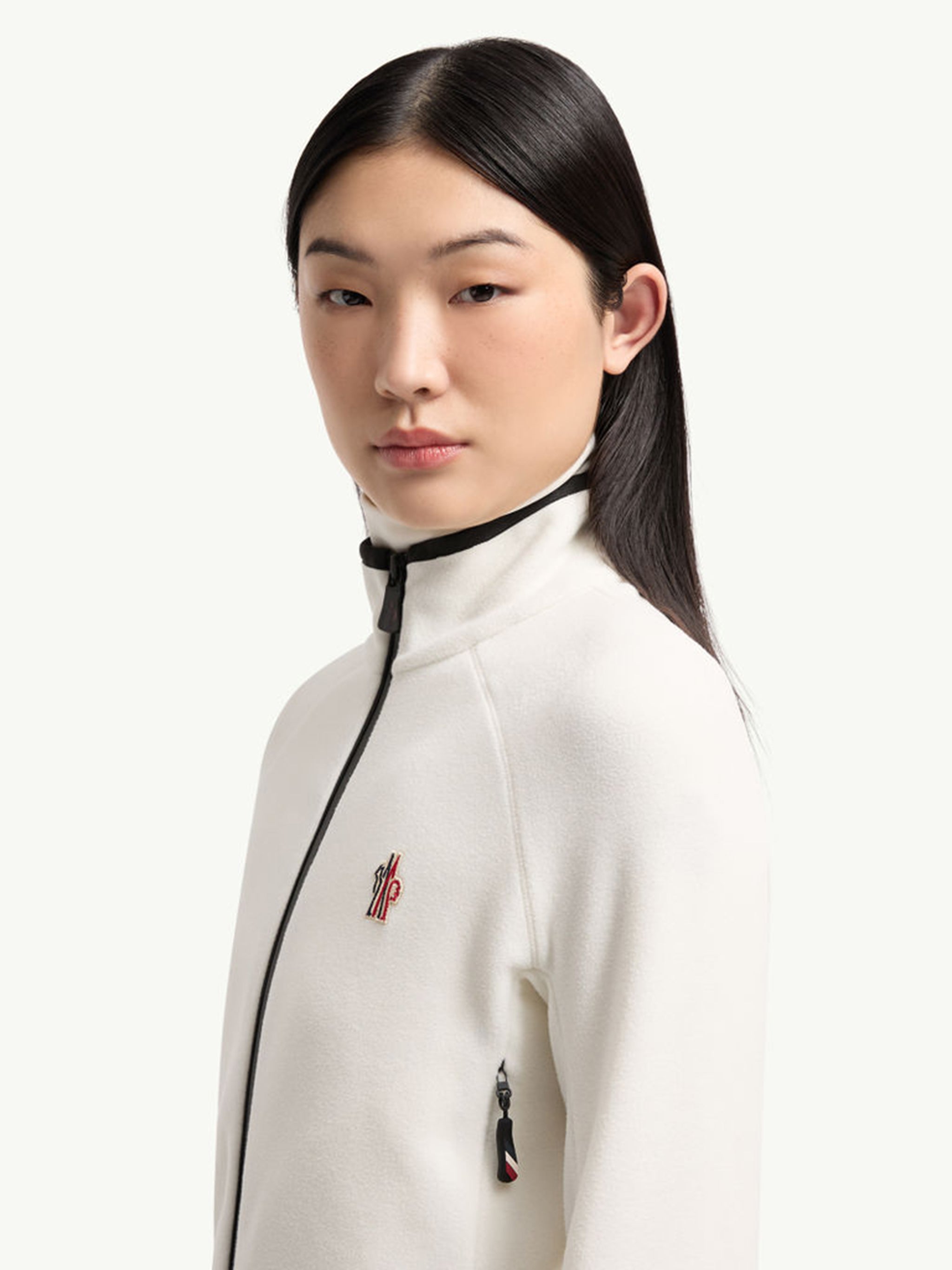 MONCLER Women's Zip-Up Fleece Sweatshirt