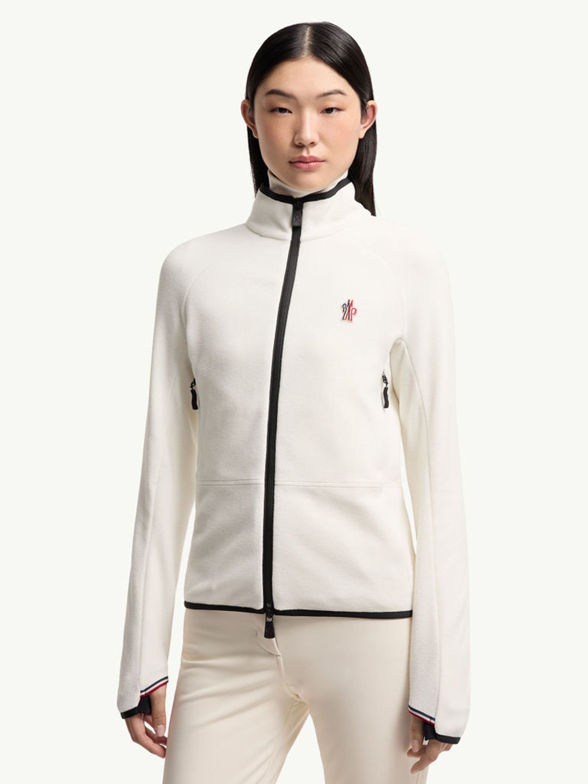 MONCLER Women's Zip-Up Fleece Sweatshirt