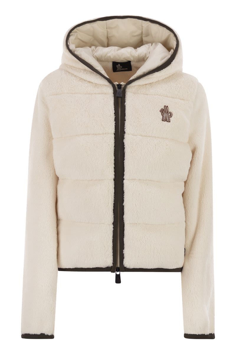 MONCLER GRENOBLE Padded Hoodie with Zip in Polartec® - Women’s Fit