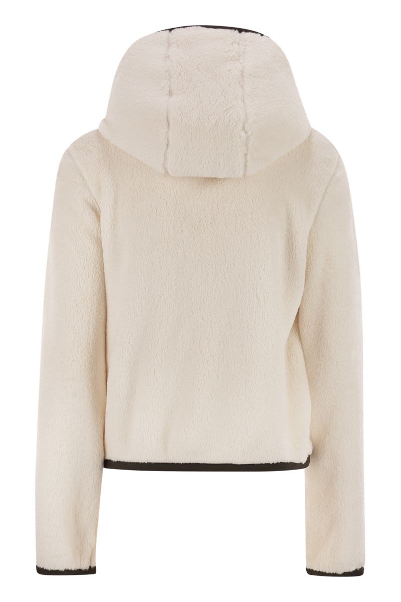 MONCLER GRENOBLE Padded Hoodie with Zip in Polartec® - Women’s Fit