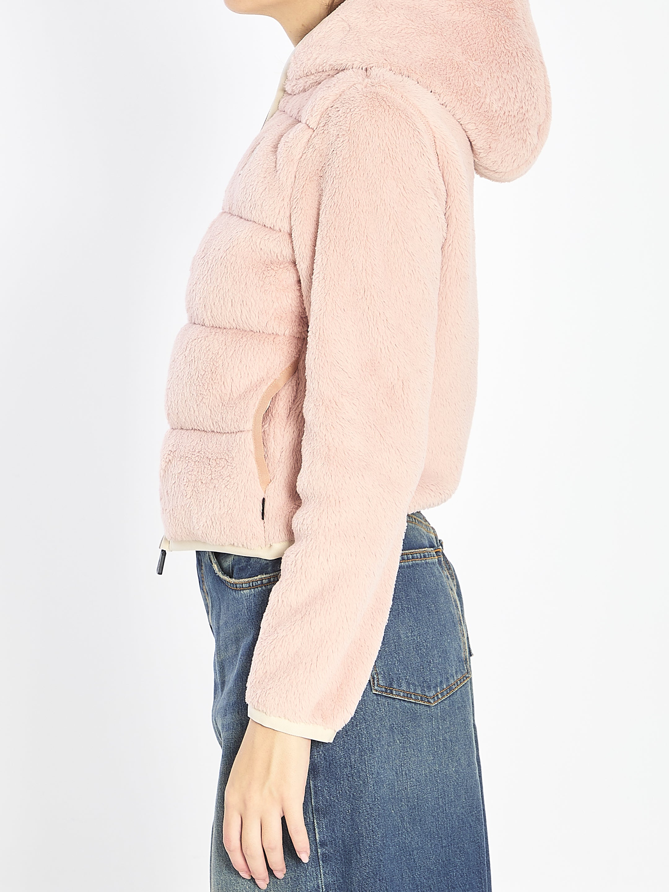 MONCLER GRENOBLE Oversized Quilted Padded Hoodie - Size S