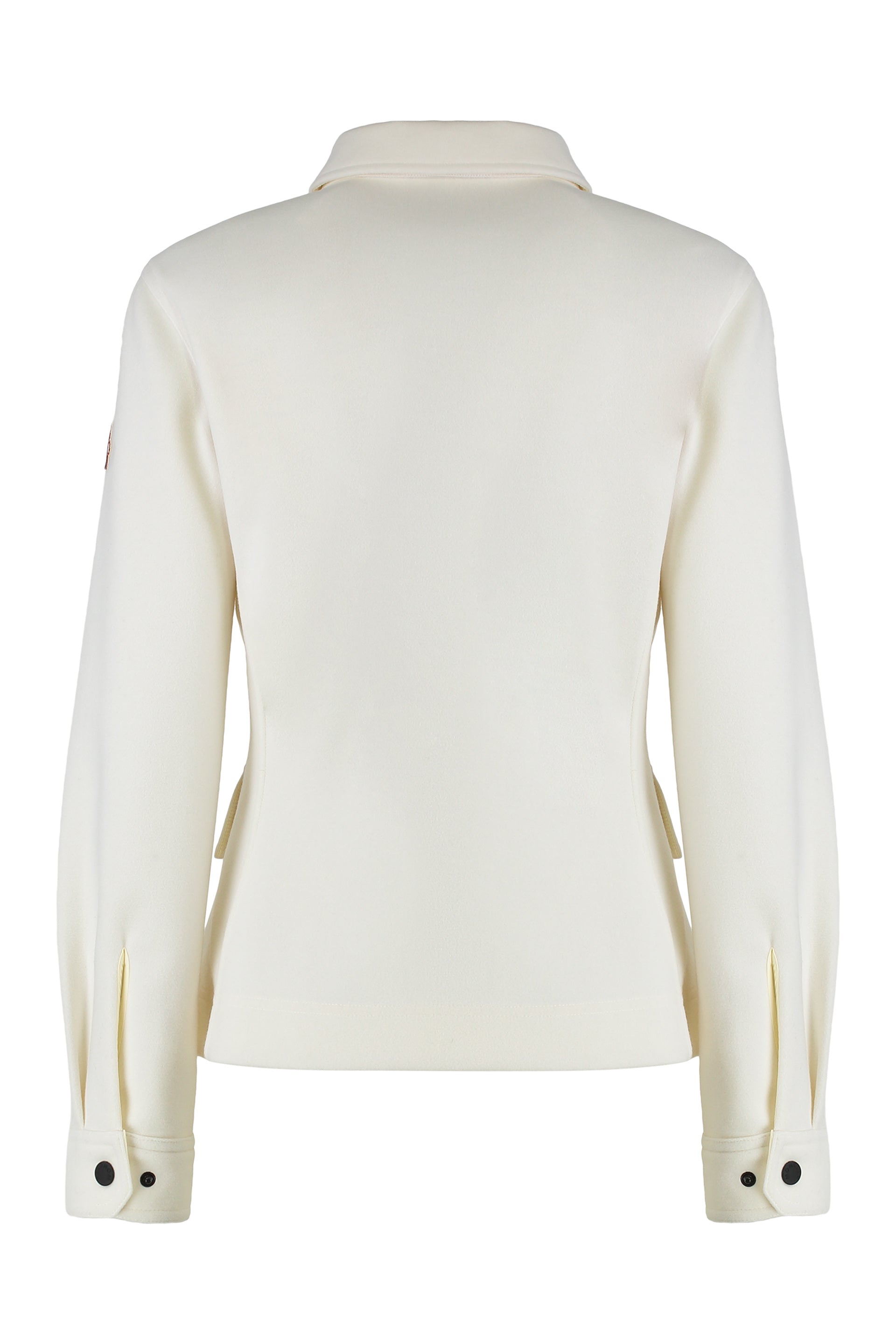 MONCLER GRENOBLE Long Sleeve Interlock Shirt with Functional Pockets