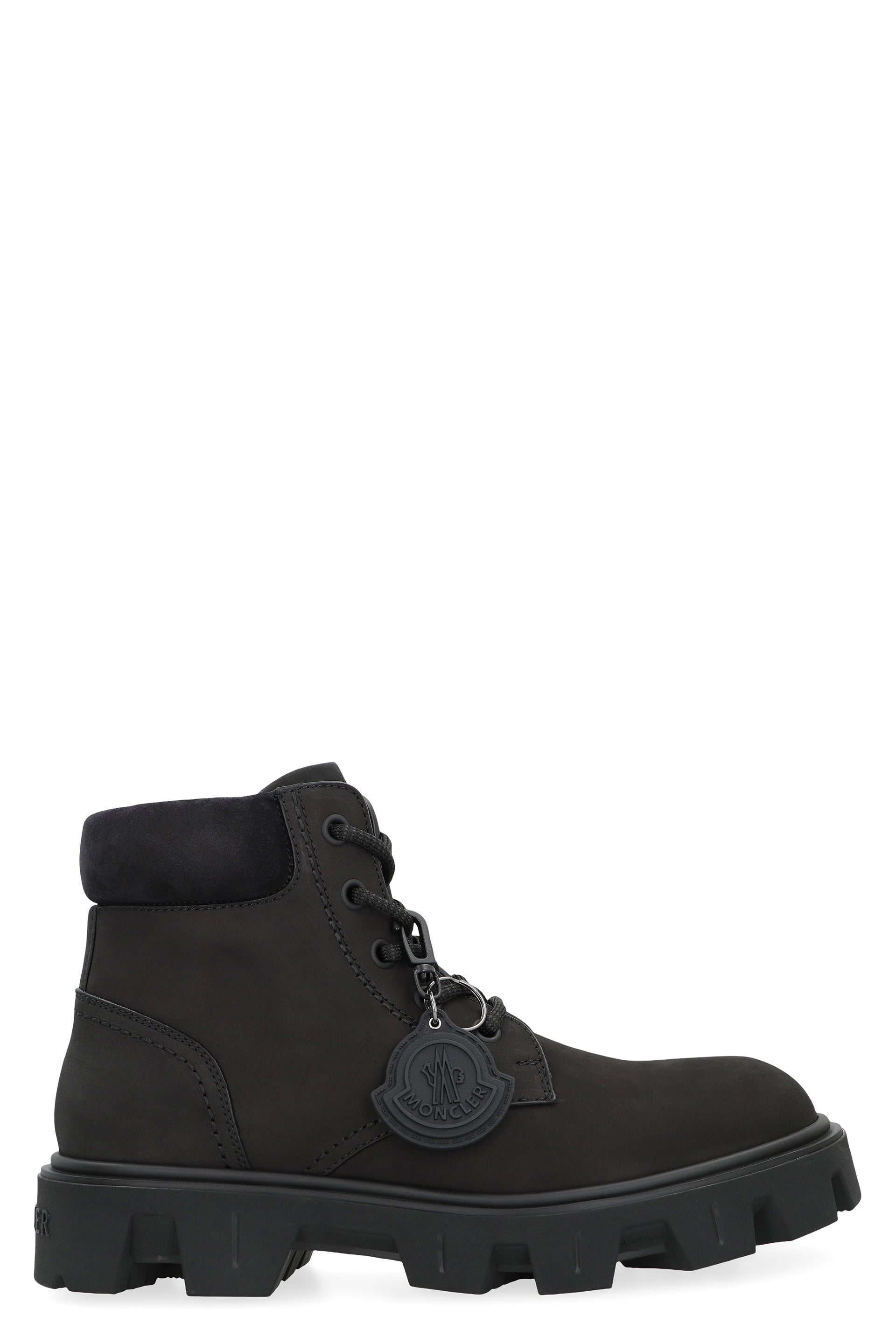 MONCLER Sturdy Lace-Up Boots for Men - Peak City Collection