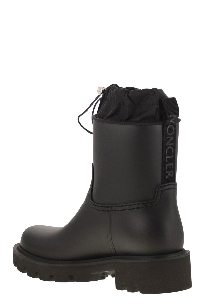 MONCLER Rubber Kickstream Ankle Boots for Women