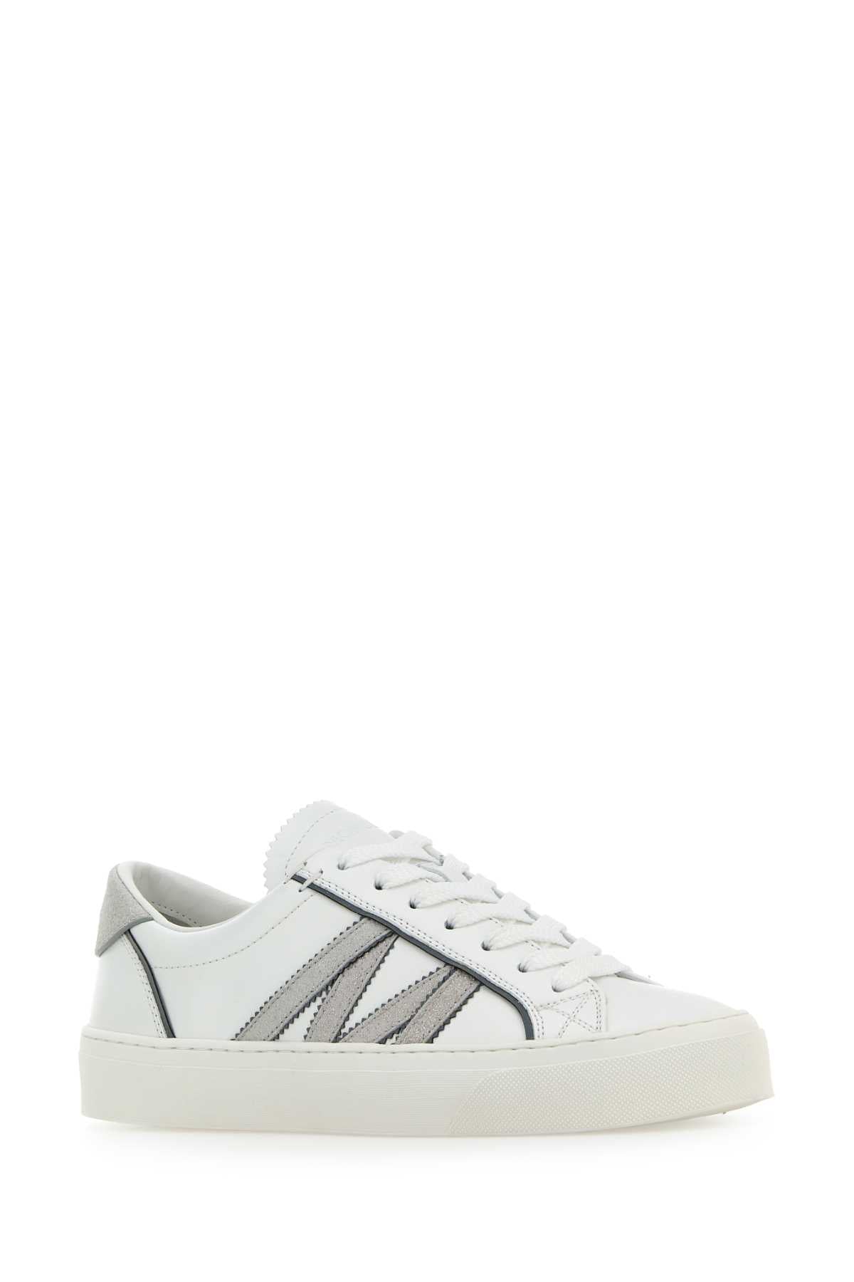 MONCLER Low Top Women's Leather Monaco2 Sneaker