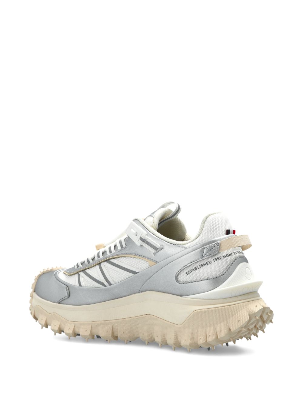 MONCLER Trail-Ready Leather Trainers for Women - 4.5 cm Sole Height
