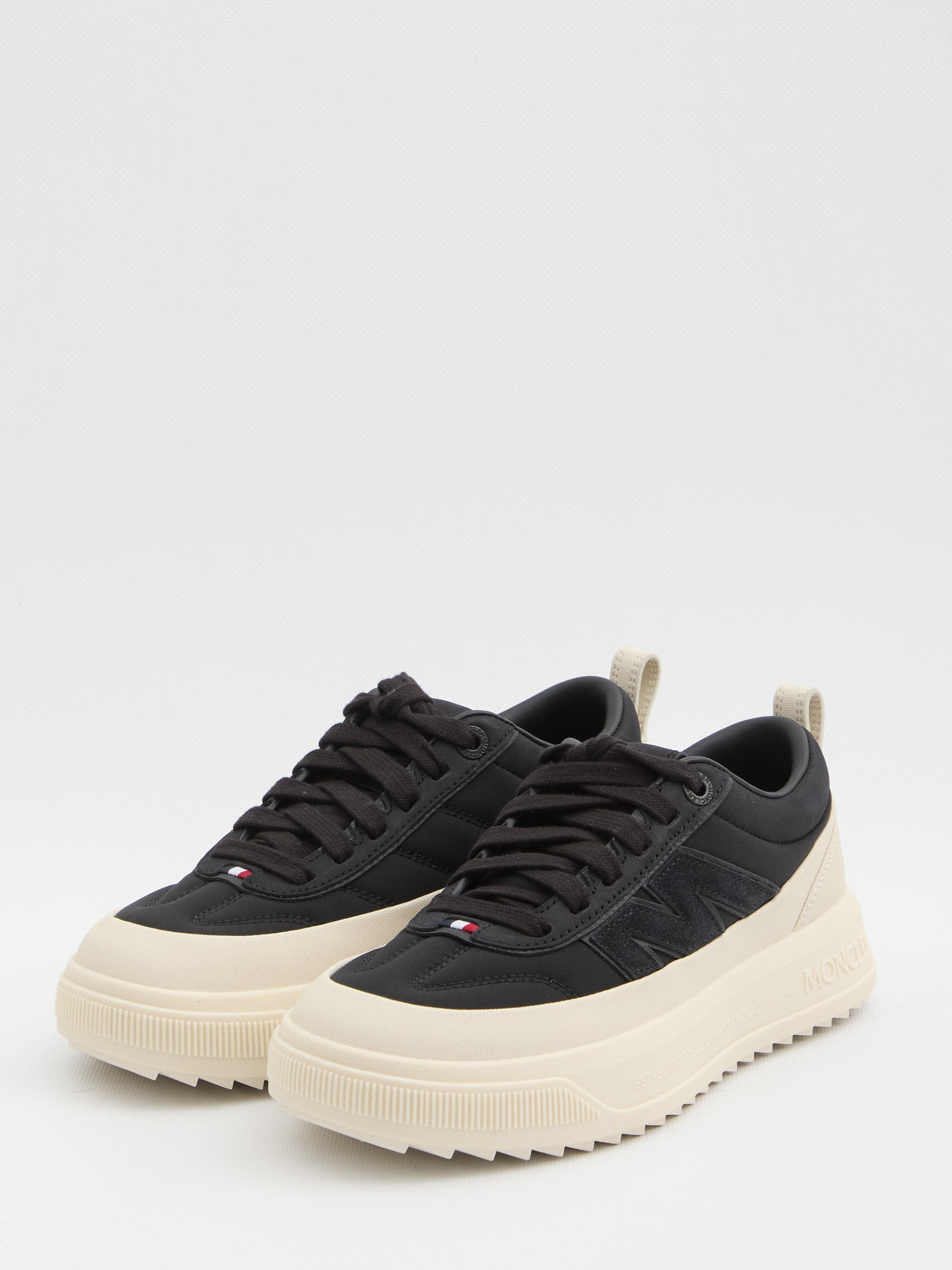 MONCLER Suede and Nubuck Leather Trainer