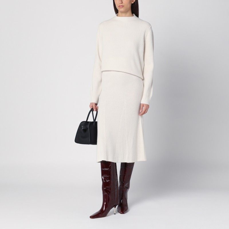 CALVIN KLEIN Ribbed Wool Mini Skirt