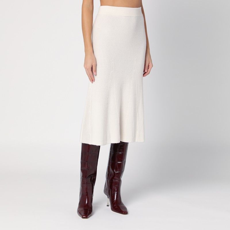 CALVIN KLEIN Ribbed Wool Mini Skirt