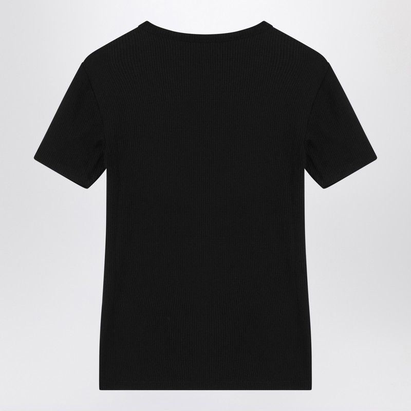 CALVIN KLEIN Ribbed Crew Neck T-Shirt for Women - SS25