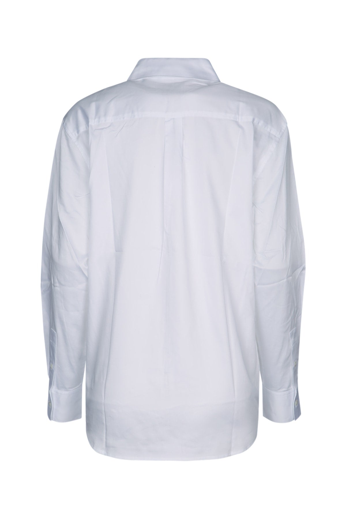 CALVIN KLEIN Soft Cotton Front Slit Shirt for Women - SS25