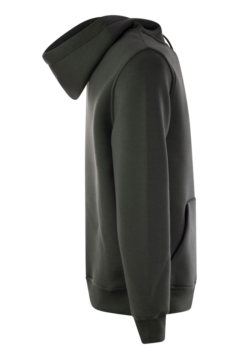 K-WAY Men's Lightweight Hoodie with Adjustable Hood and Pouch Pockets