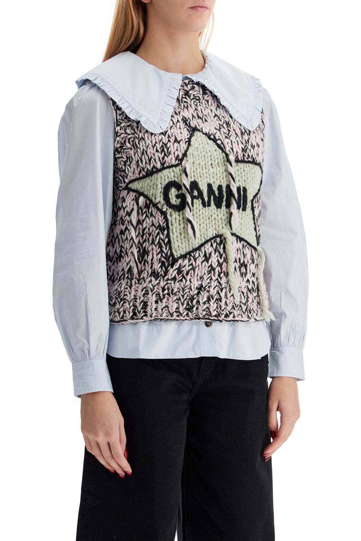 GANNI Wool Vest - Size S