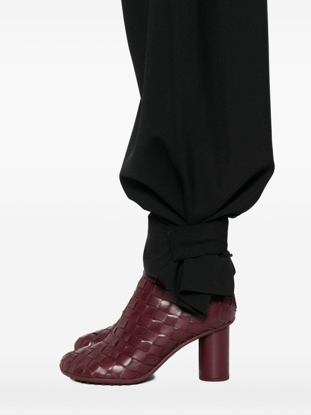 MONCLER GENIUS Wool Blend Pleated Trousers for Women