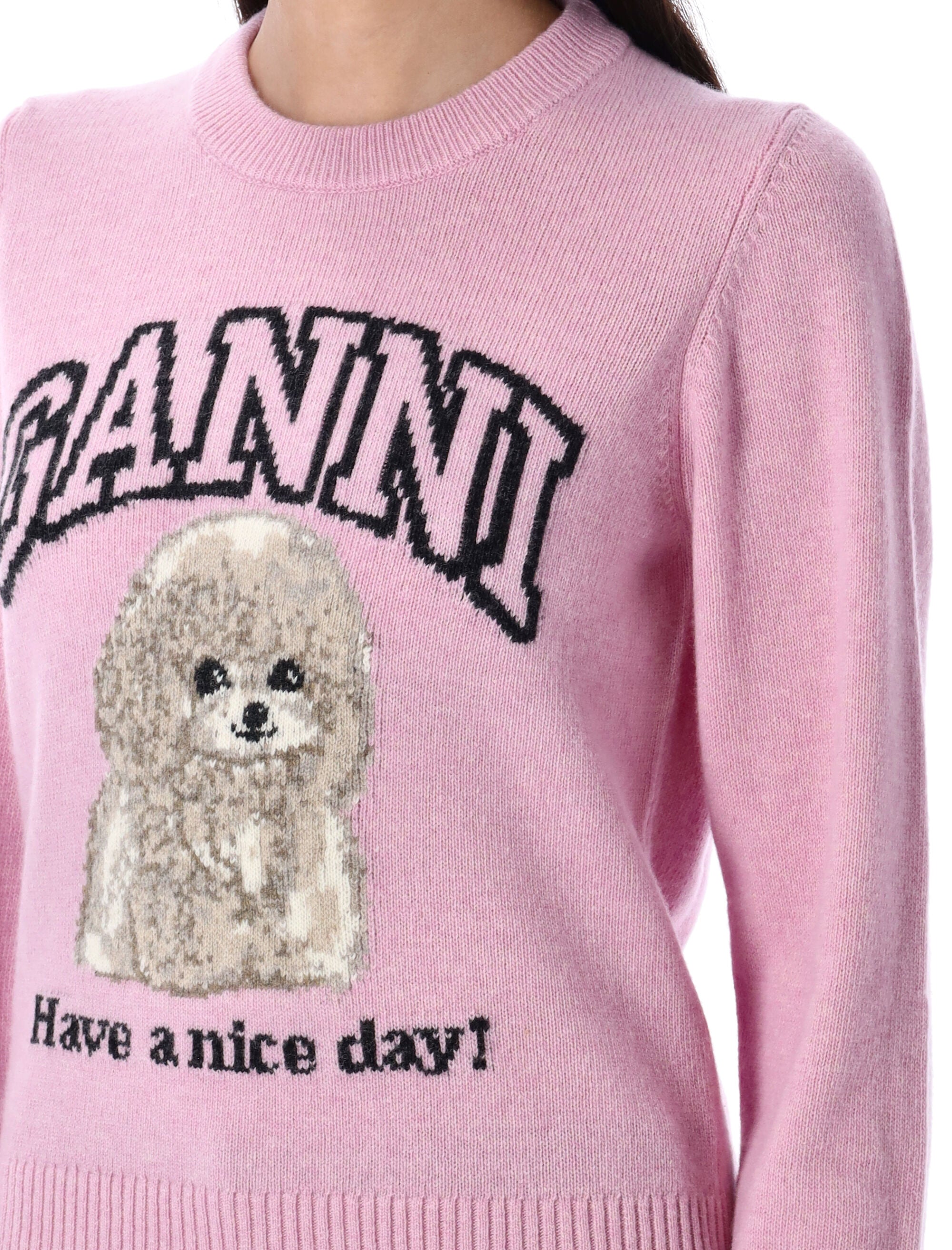 GANNI Knit Poodle Sweater