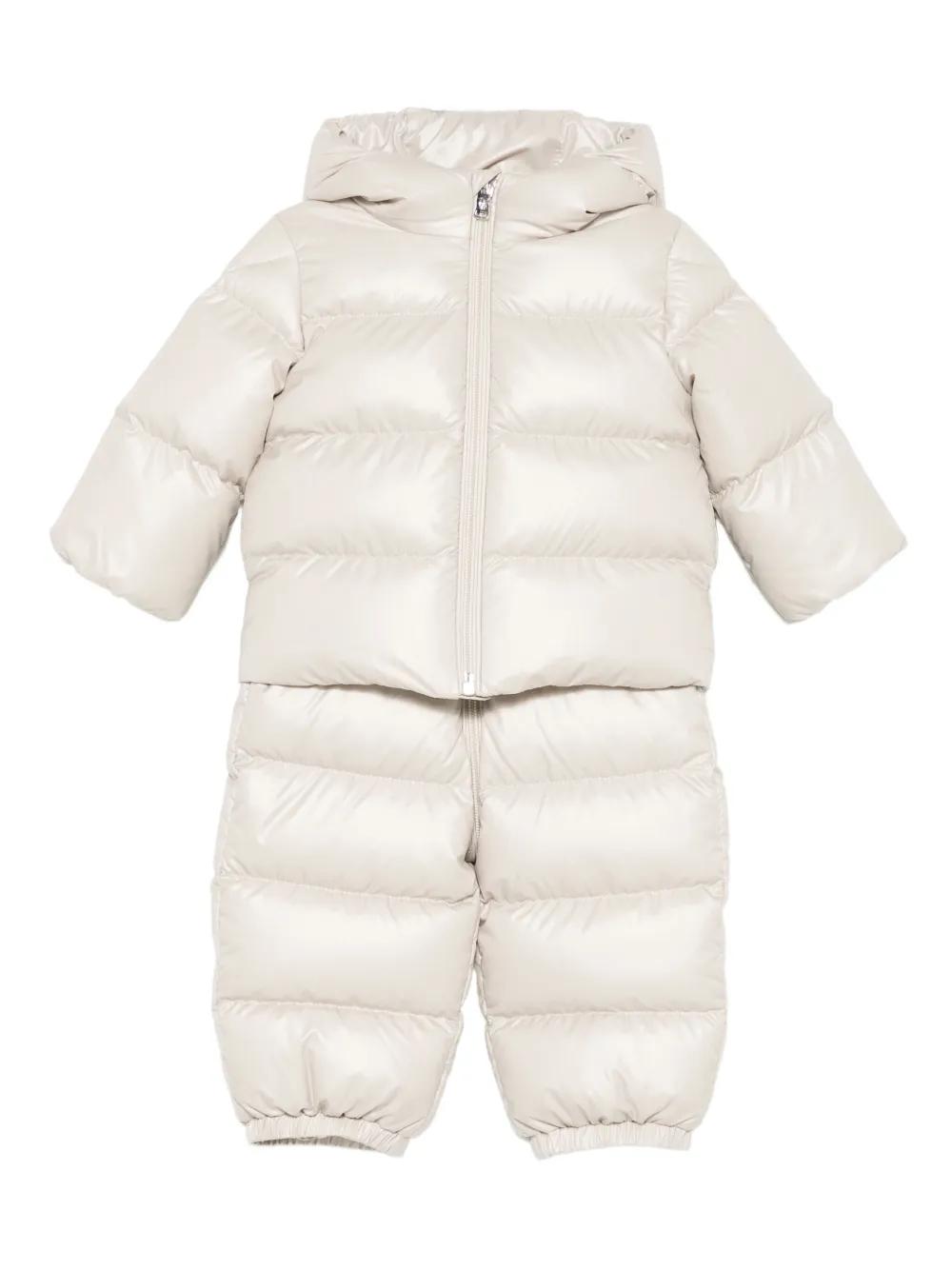 MONCLER KIDS Kids' Deidre Woven Jumpsuit Ensemble for Boys