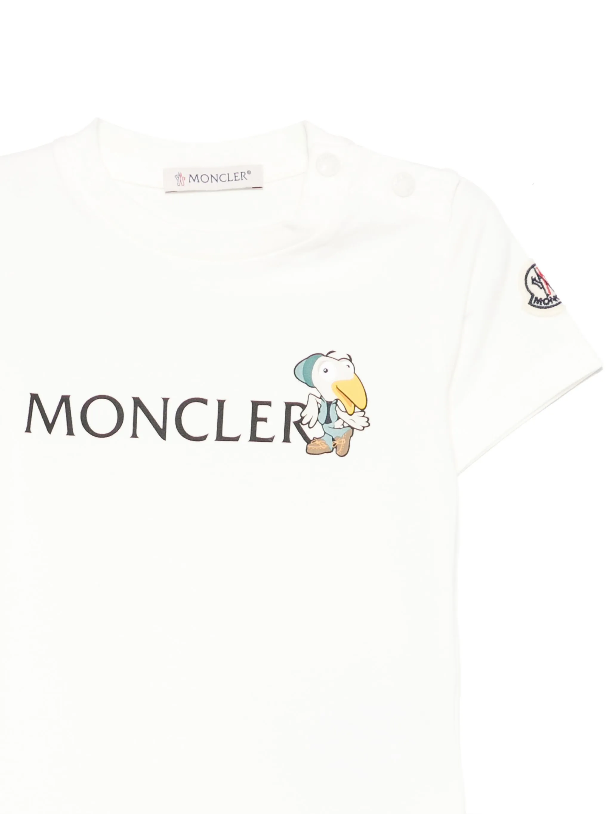 MONCLER KIDS Mini Boys' Short Sleeve T-Shirt for Fall 2025