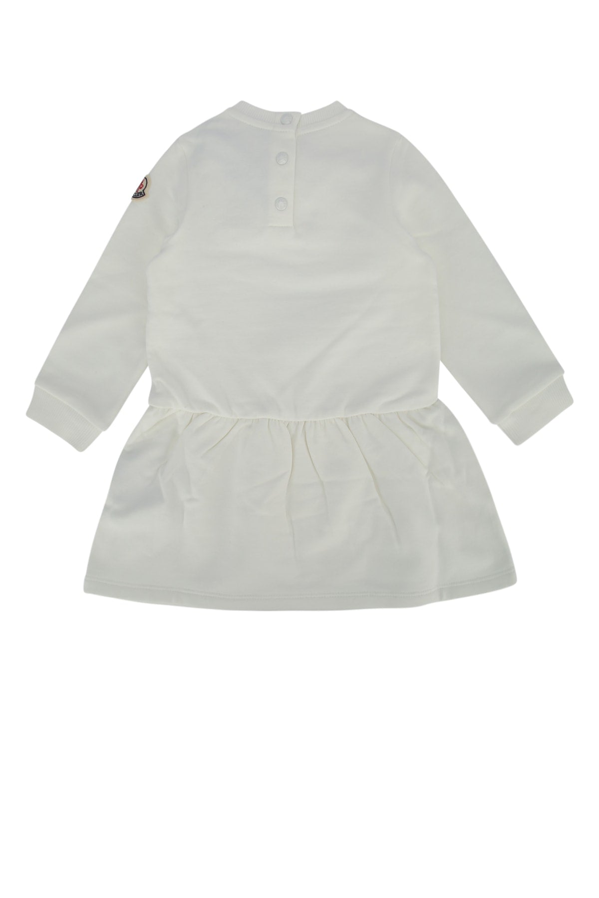 MONCLER KIDS Mini Piqué Cotton Dress for Girls - Fall/Winter 2025