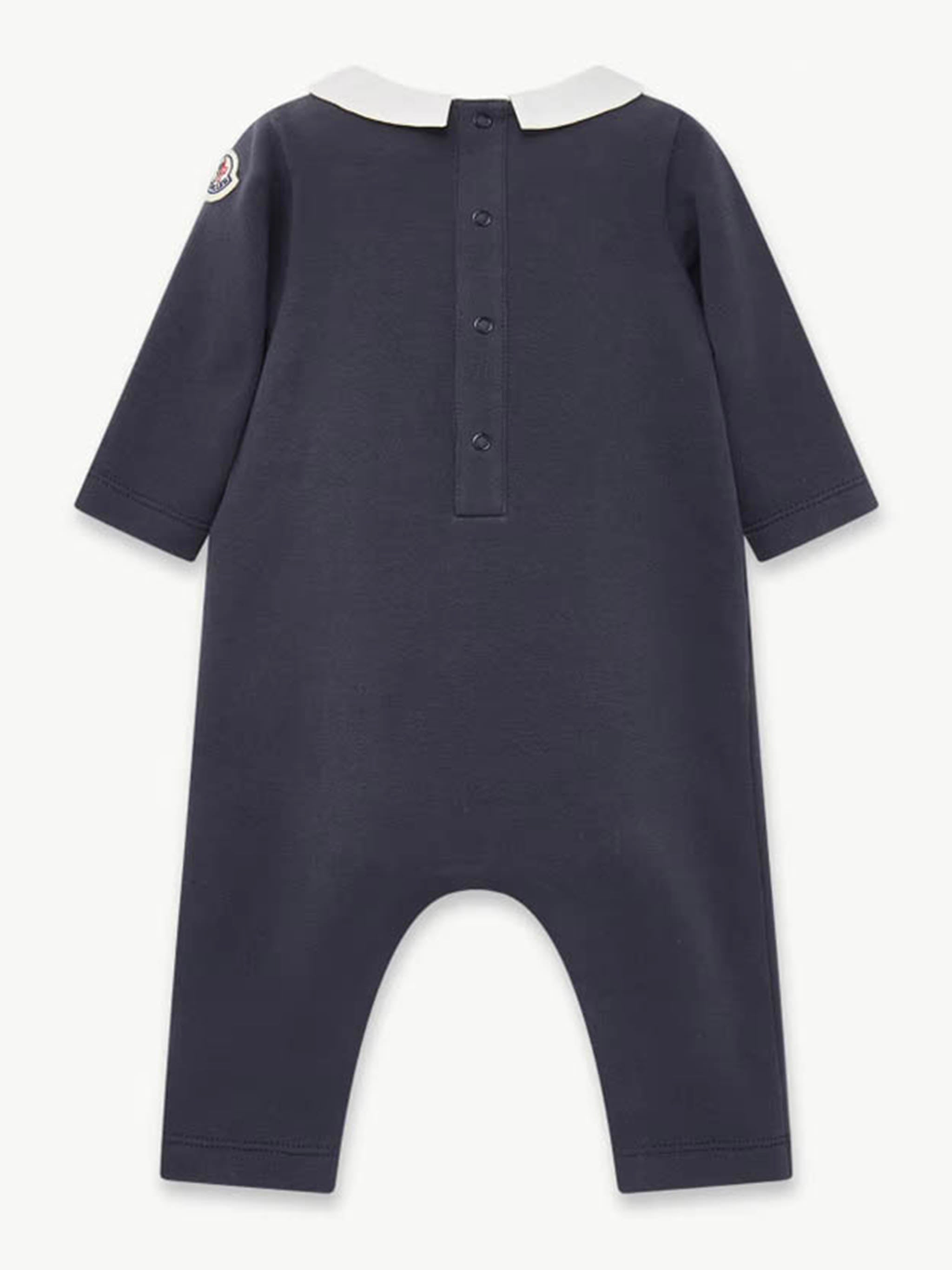 MONCLER KIDS Mini Embroidered Logo Baby Grow