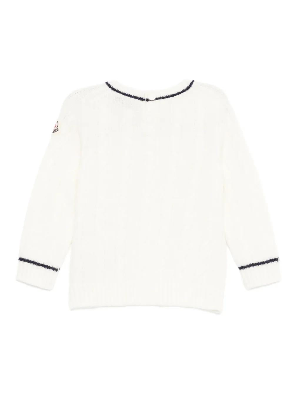 MONCLER KIDS Girls' Cardigan with Down Panel for FW25