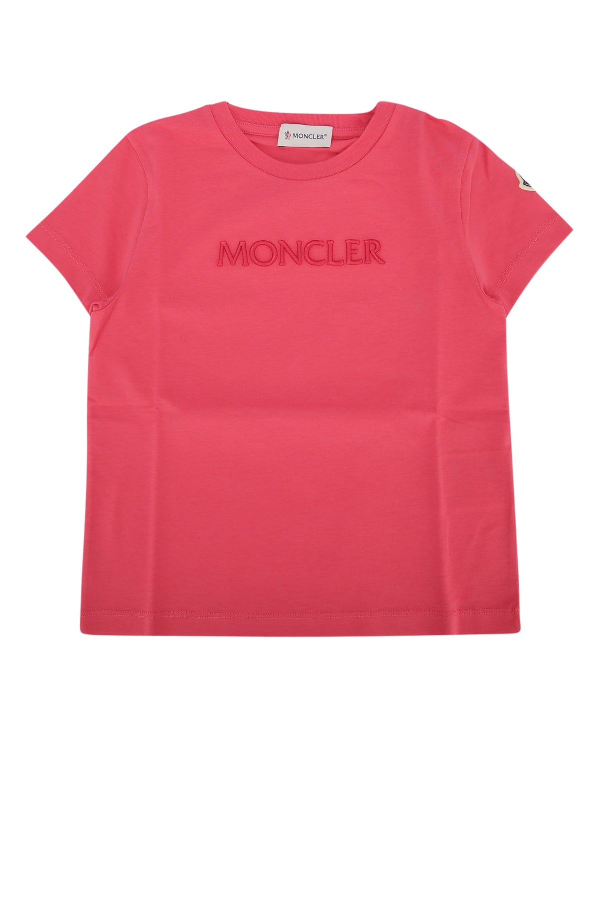 MONCLER KIDS Mini Girls' Stylish Short Sleeve T-Shirt
