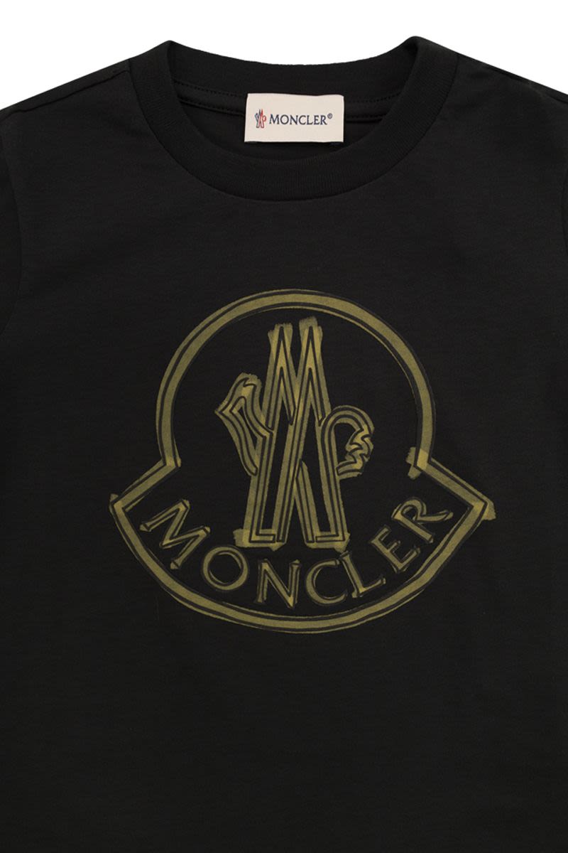 MONCLER KIDS Boys' Mini Fashion-Forward Short Sleeve T-Shirt