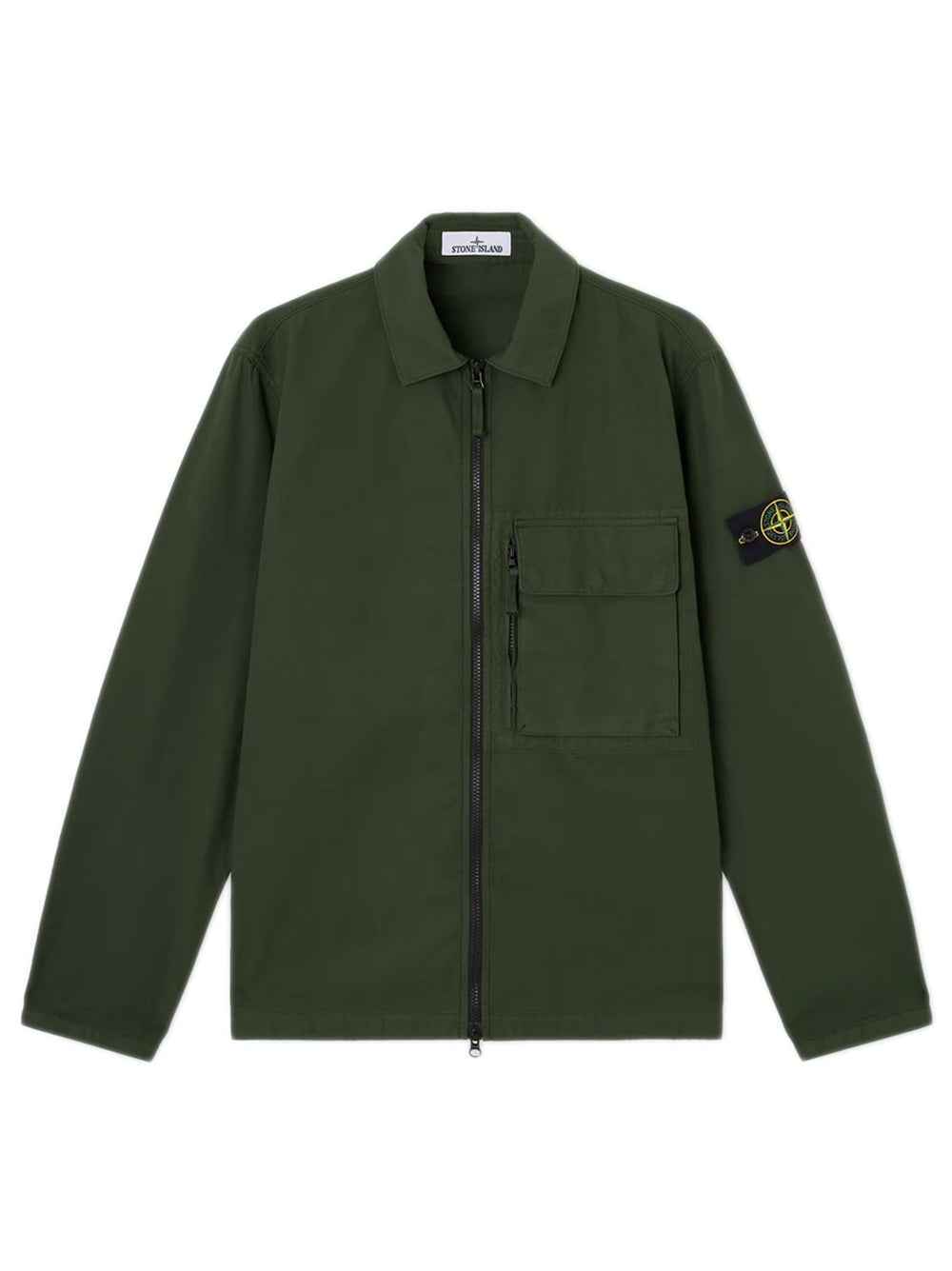 STONE ISLAND Cotton Overshirt with Utility Pockets for Men