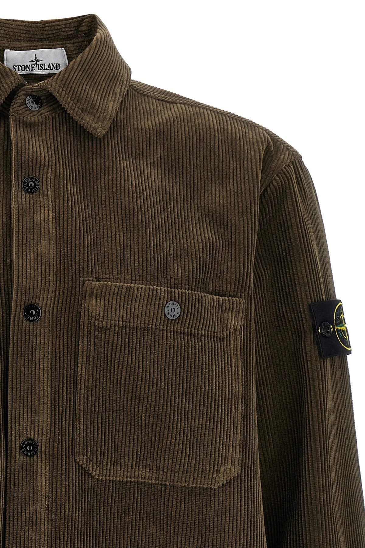 STONE ISLAND Men's Mini Cotton Shirt for FW25