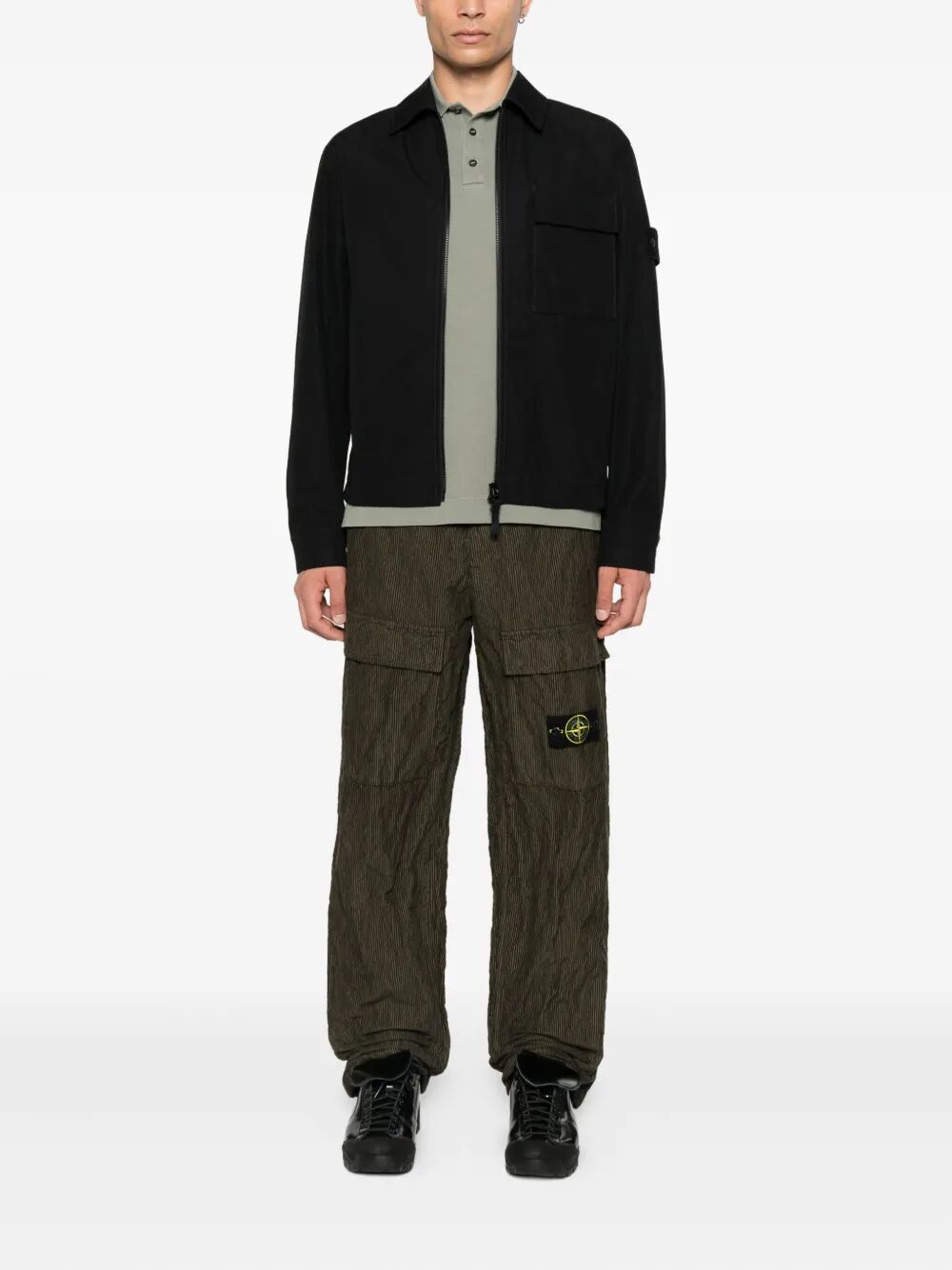 STONE ISLAND Men's Mini Zipped Jacket