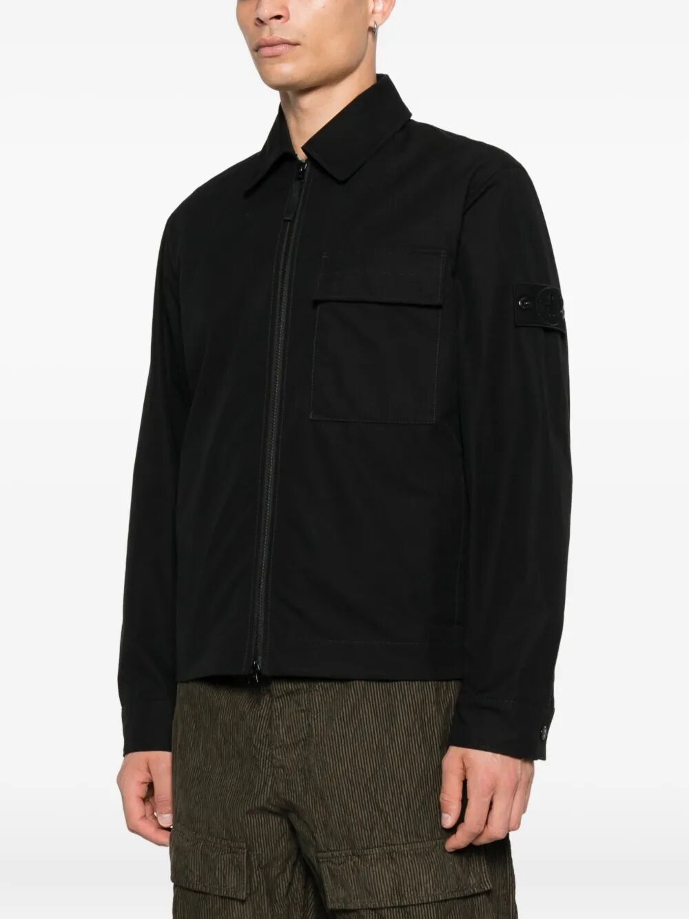 STONE ISLAND Men's Mini Zipped Jacket