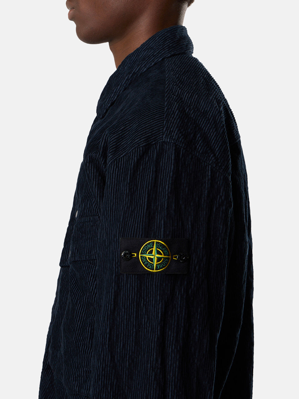 STONE ISLAND Wrinklet Corduroy Shirt for Men