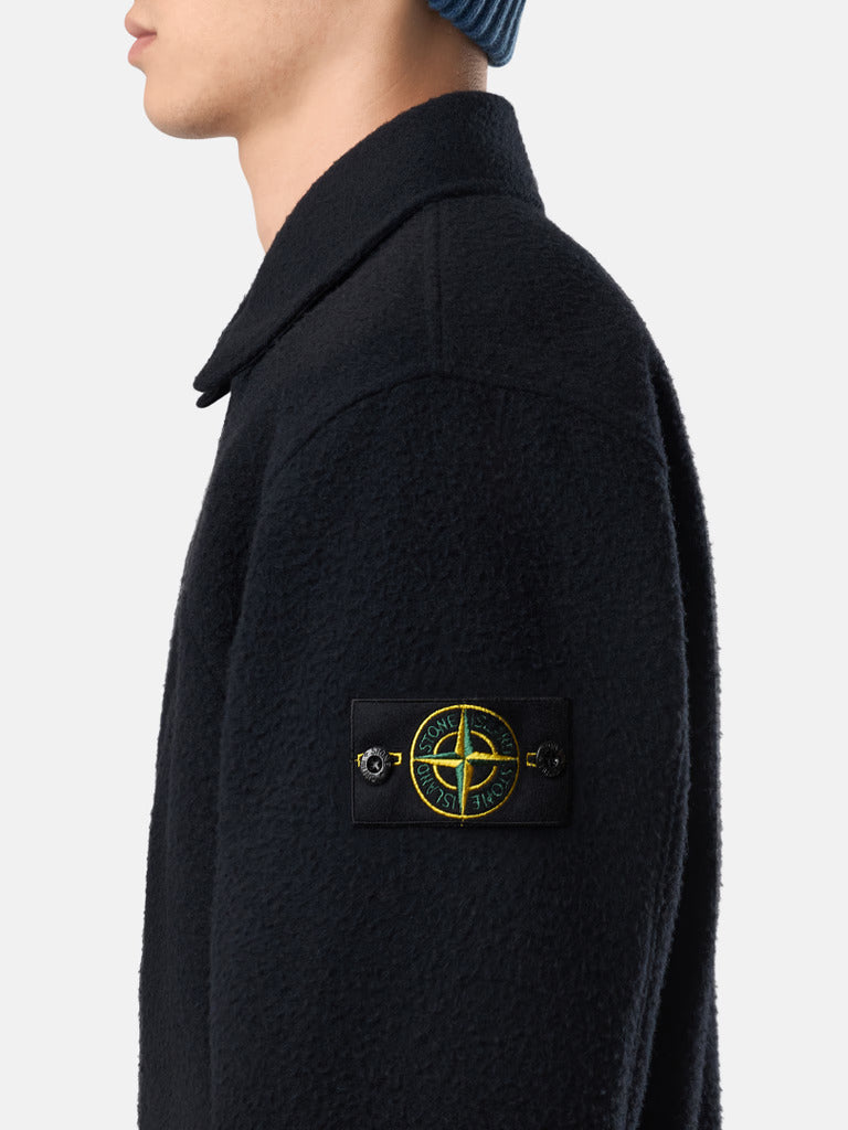 STONE ISLAND Classic Wool Overshirt for Men FW25