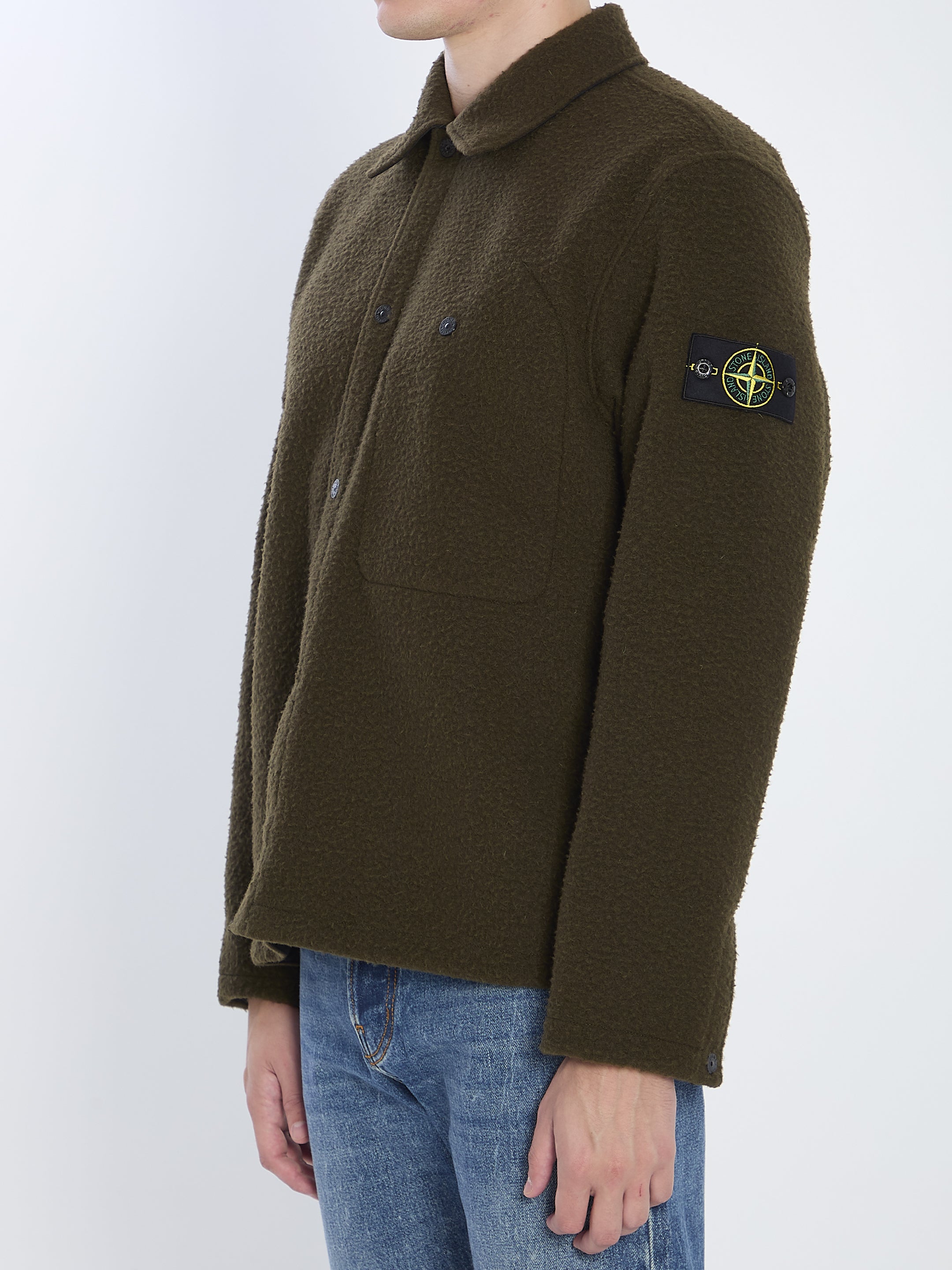 STONE ISLAND Men's Performance Flannel Jacket - Size M