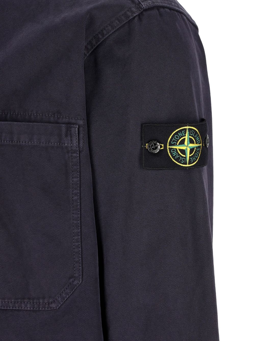STONE ISLAND Organic Cotton Button-Up Shirt for Men - FW25 Collection