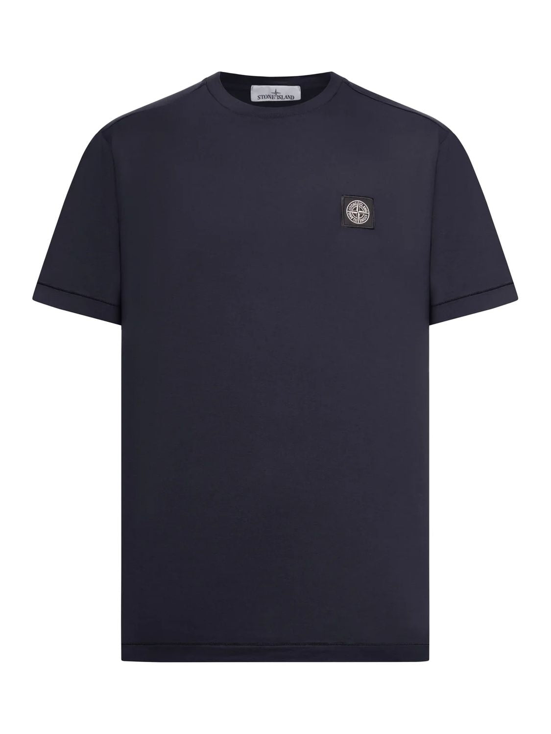 STONE ISLAND Slim Fit T-Shirt with Compass Logo Patch - Size M