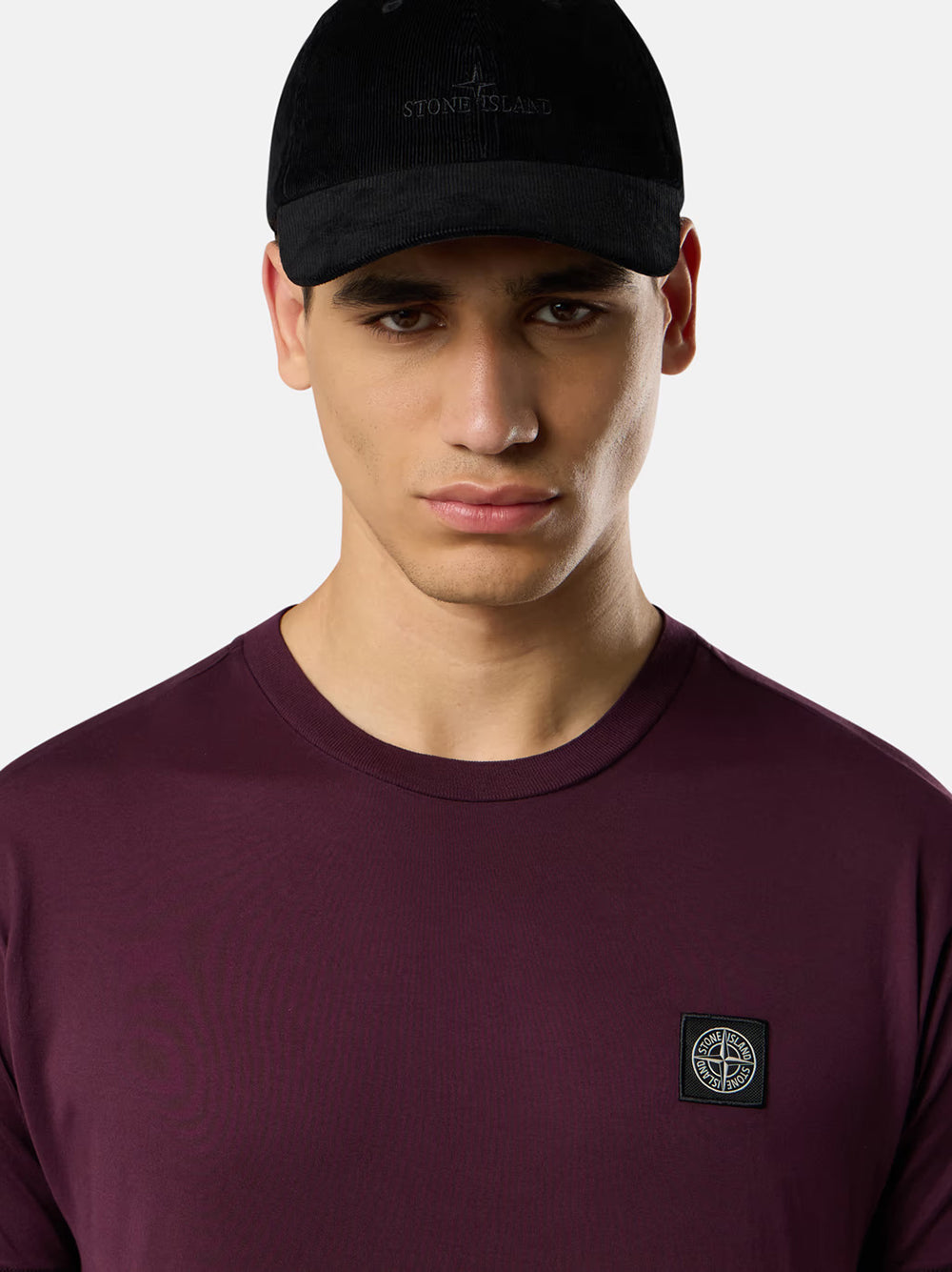 STONE ISLAND Slim Fit T-Shirt with Compass Logo Patch - Size M