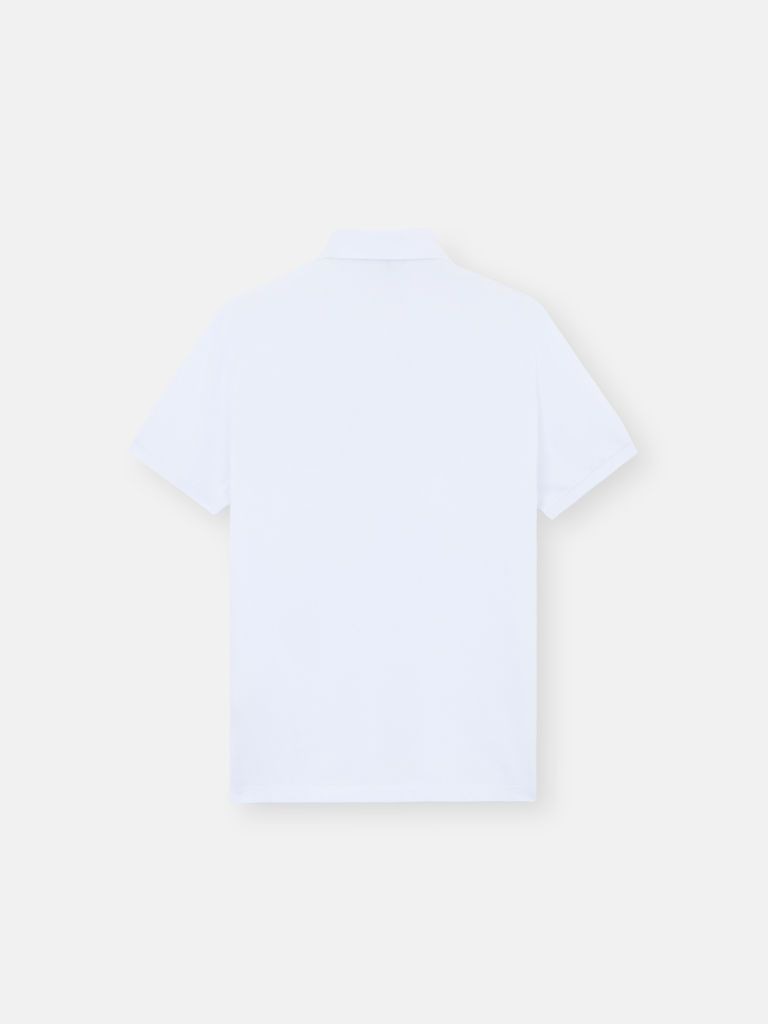 STONE ISLAND Short Sleeve Polo with Ribbed Collar for Men