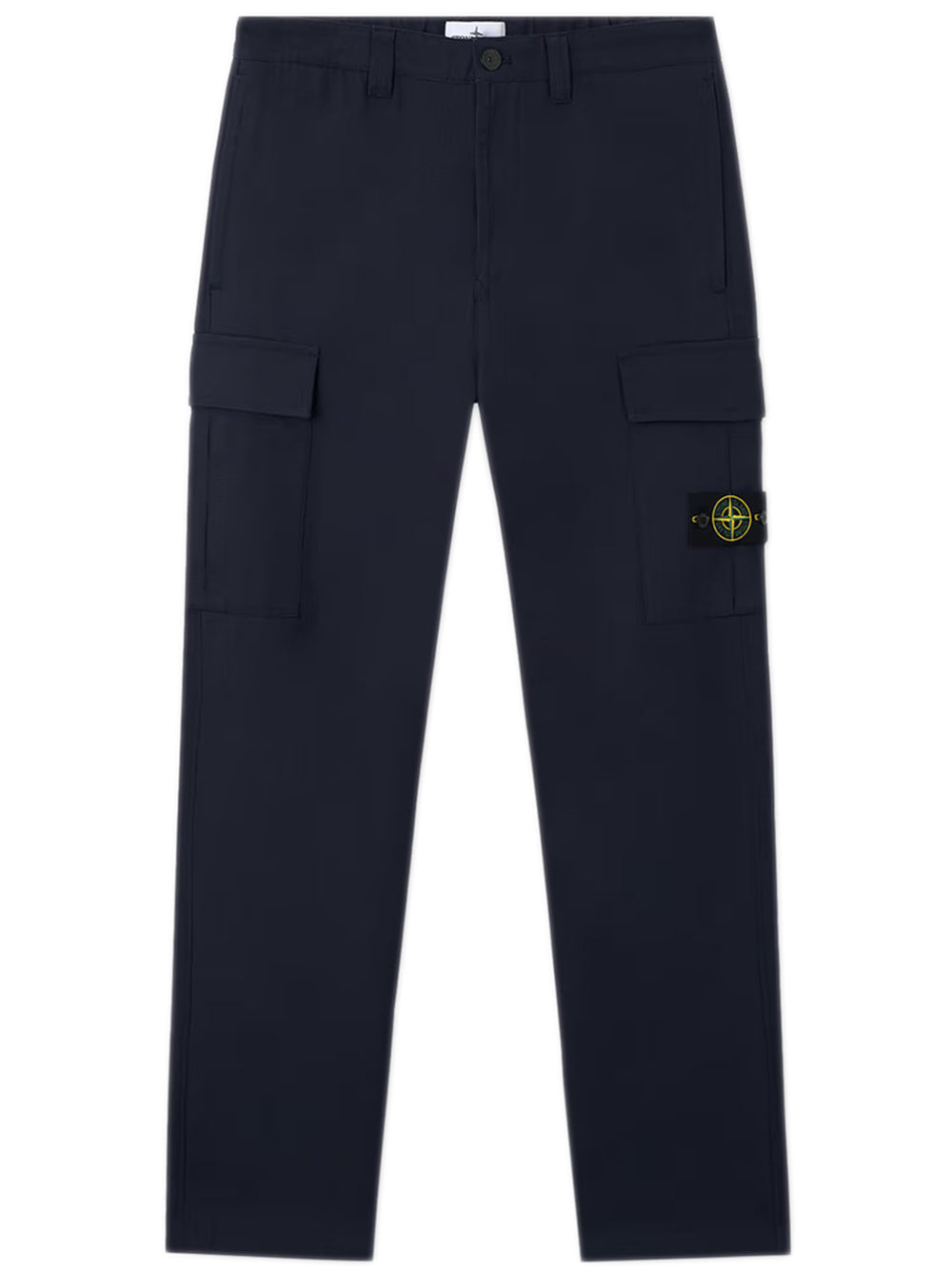 STONE ISLAND Men's Loose Fit Cargo Pants with Vertical Pockets