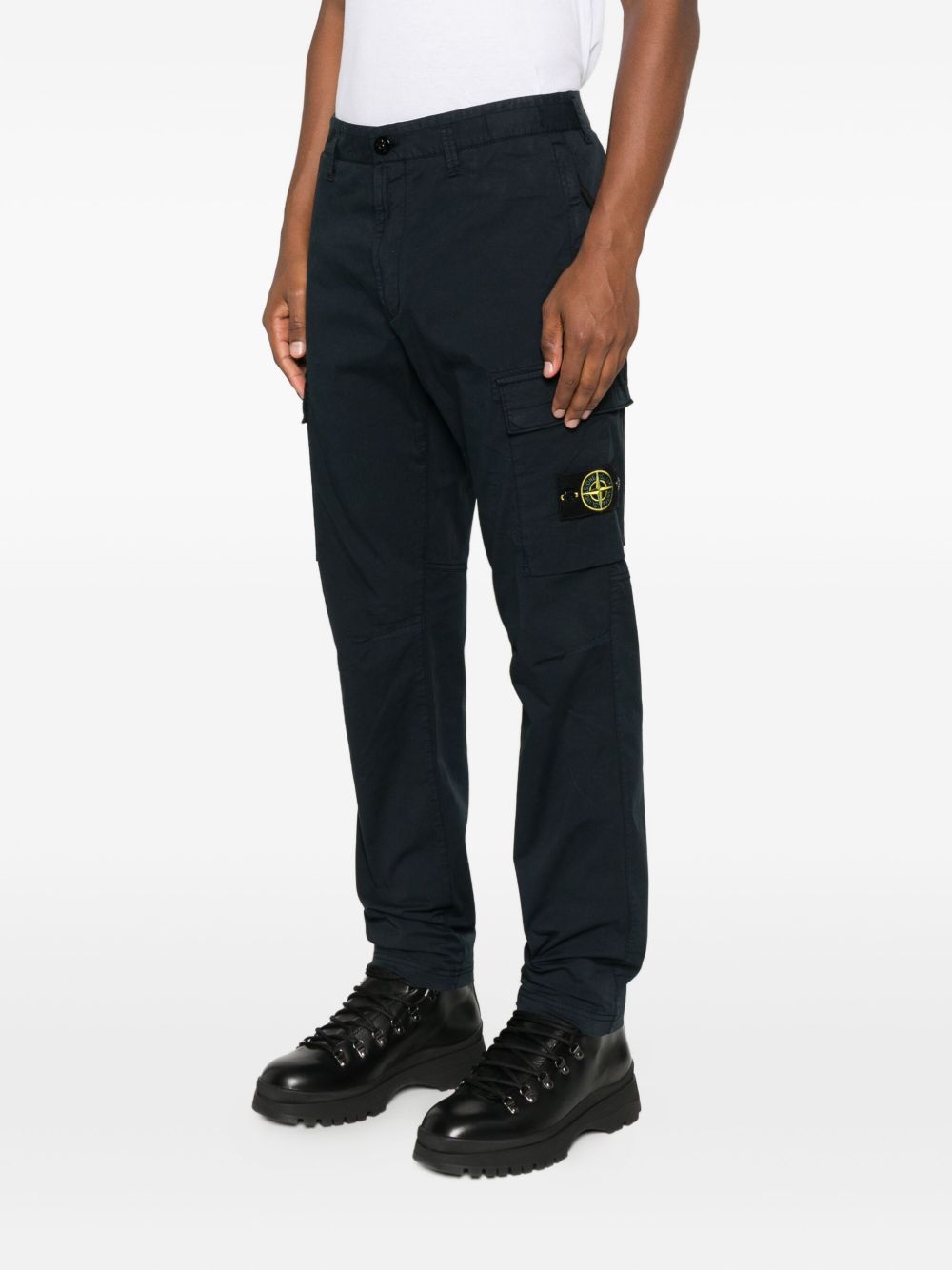 STONE ISLAND Stretch Cotton Twill Cargo Pants