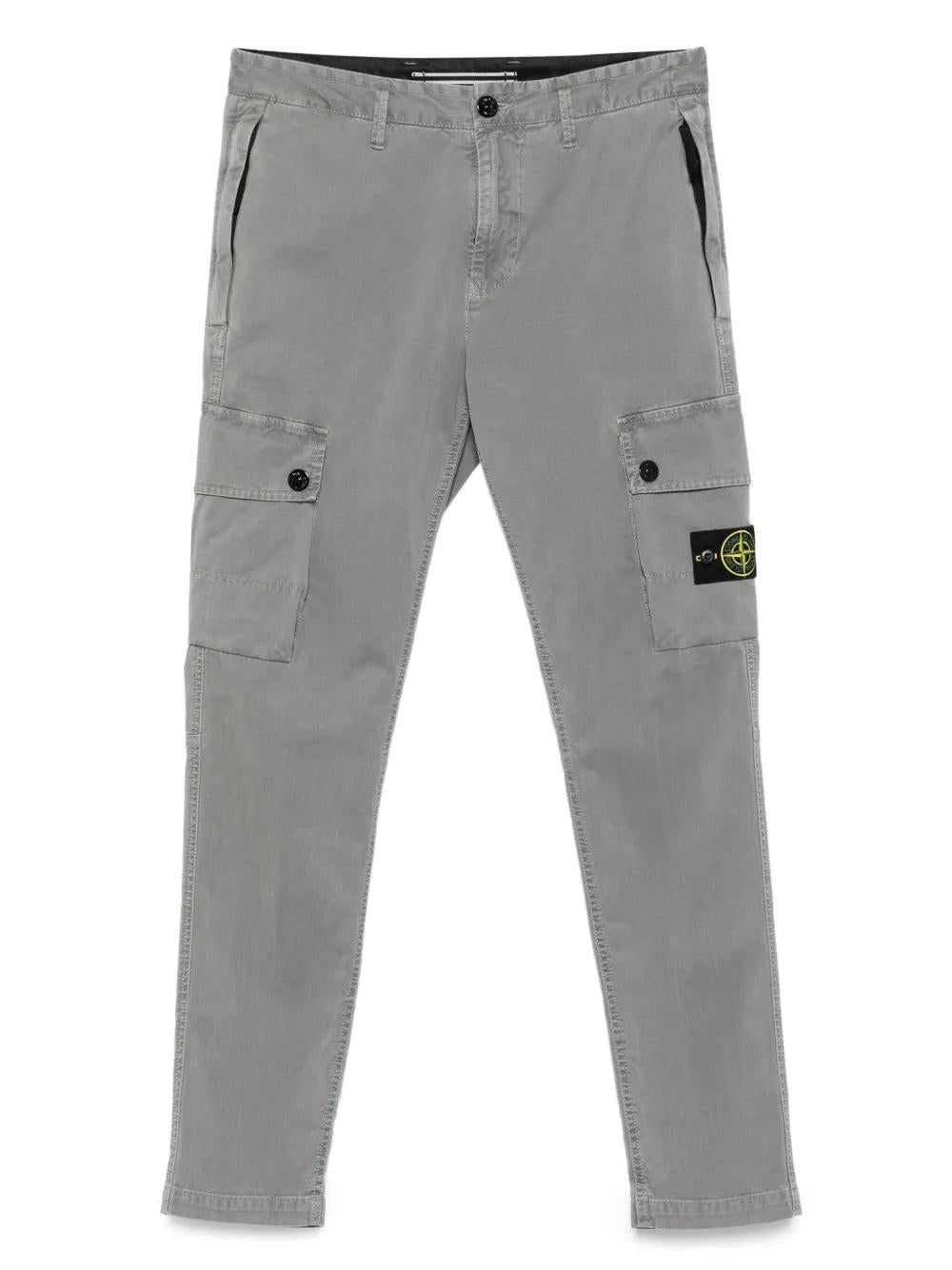 STONE ISLAND Cargo Trousers with Patch Pockets - Regular Fit