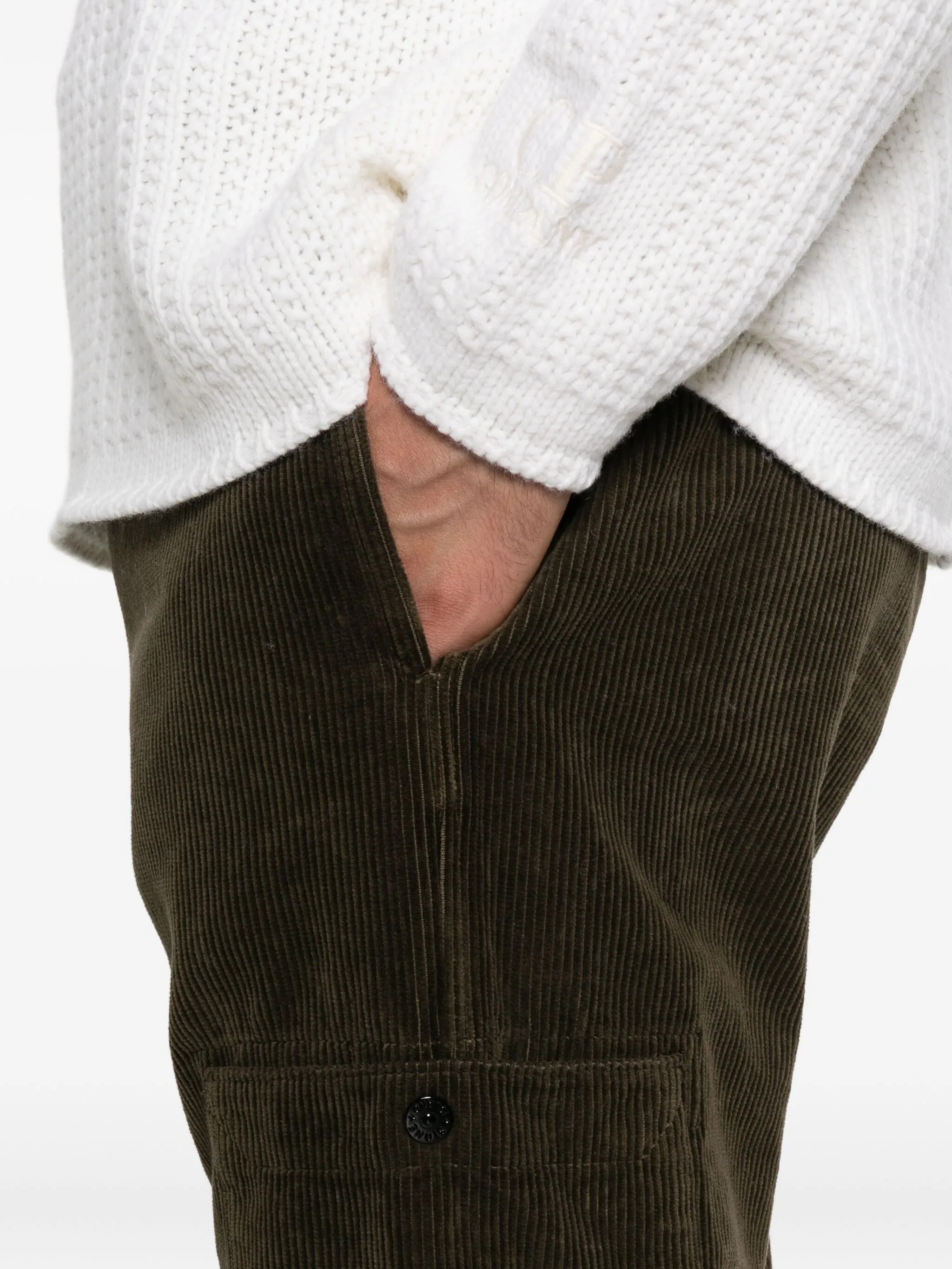 STONE ISLAND Men's Cotton Trousers - FW25 Collection