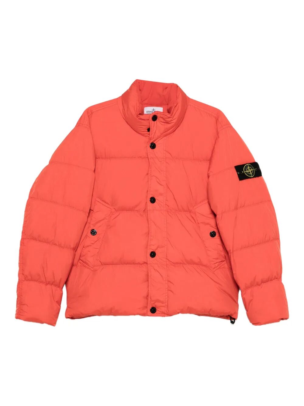 STONE ISLAND Wind Resistant Crinkled Effect Down Jacket