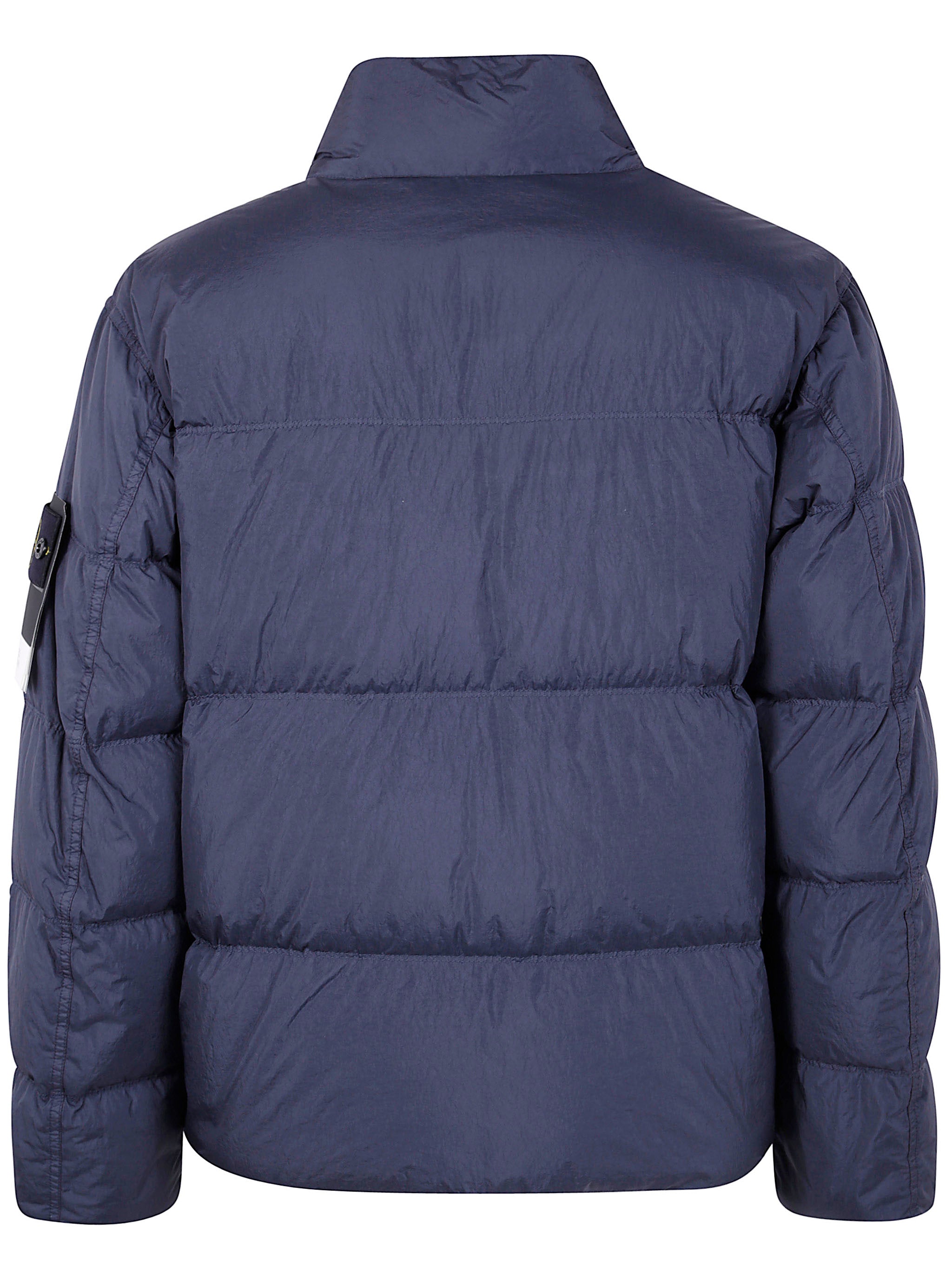 STONE ISLAND Garment Dyed Crinkle Reps NY Recycled Nylon Bomber Jacket - Fall/Winter 2025