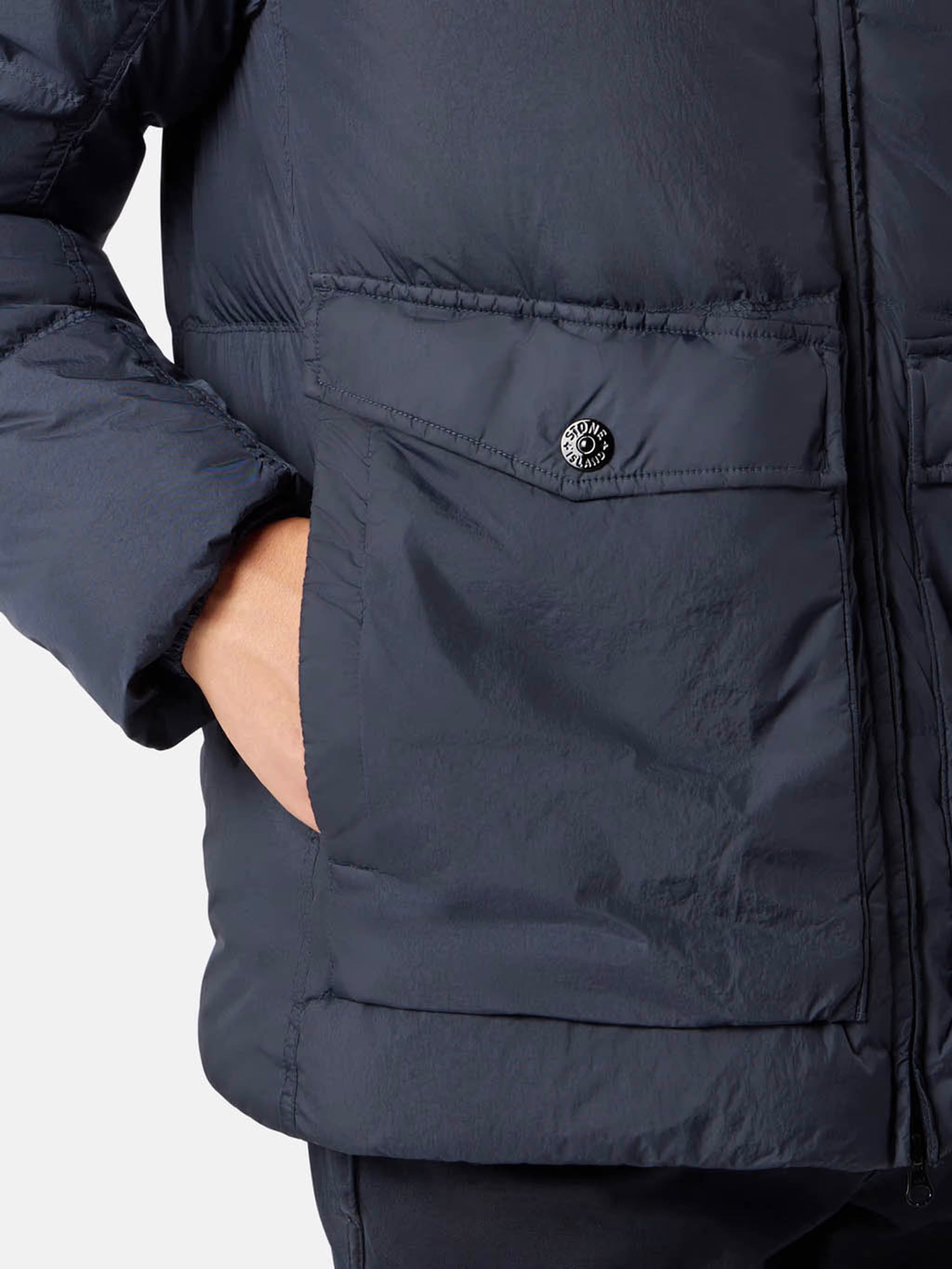 STONE ISLAND Padded Hooded Outerwear Jacket for Men
