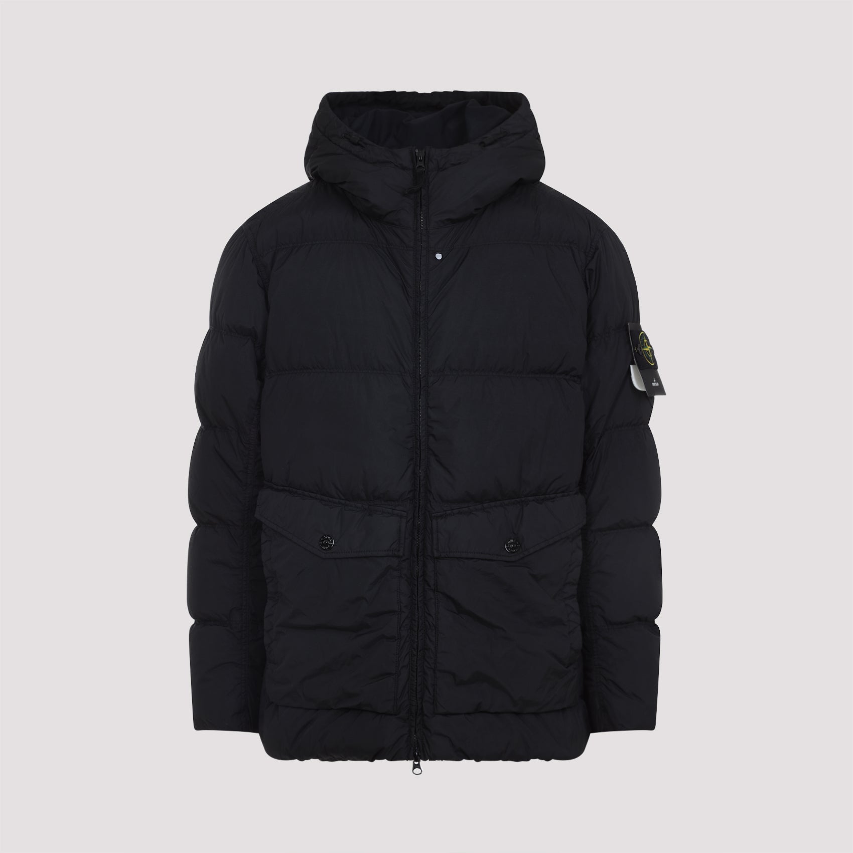 STONE ISLAND Crinkle Reps Padded Hooded Jacket for Men