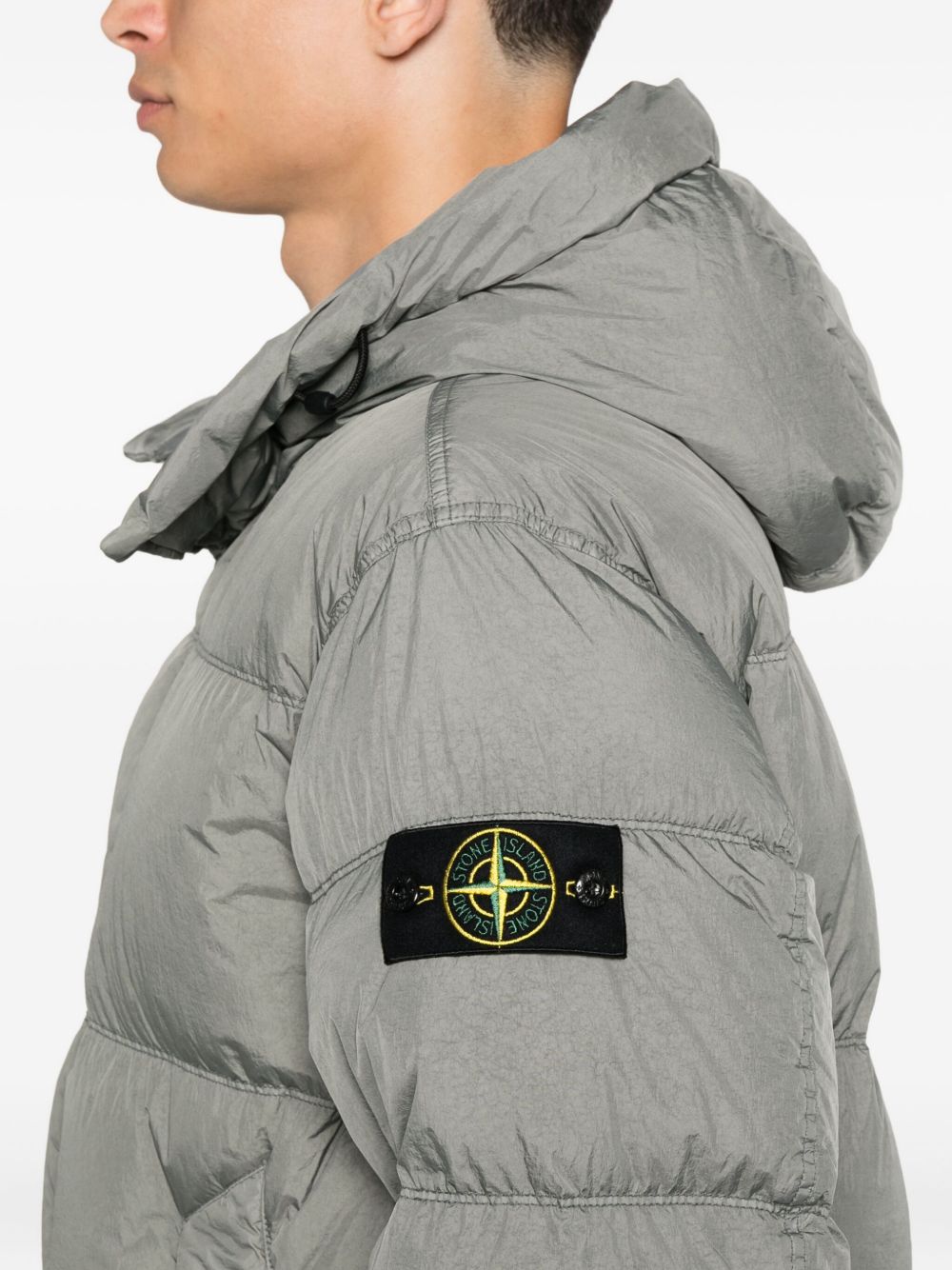 STONE ISLAND Hooded Down Parka Jacket - Size M