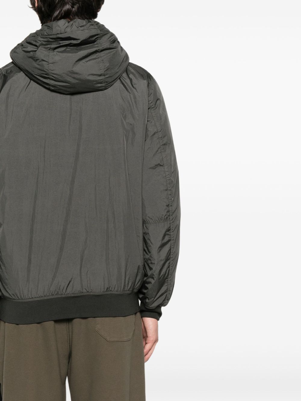 STONE ISLAND Men's Down Jacket with Hood - Size M