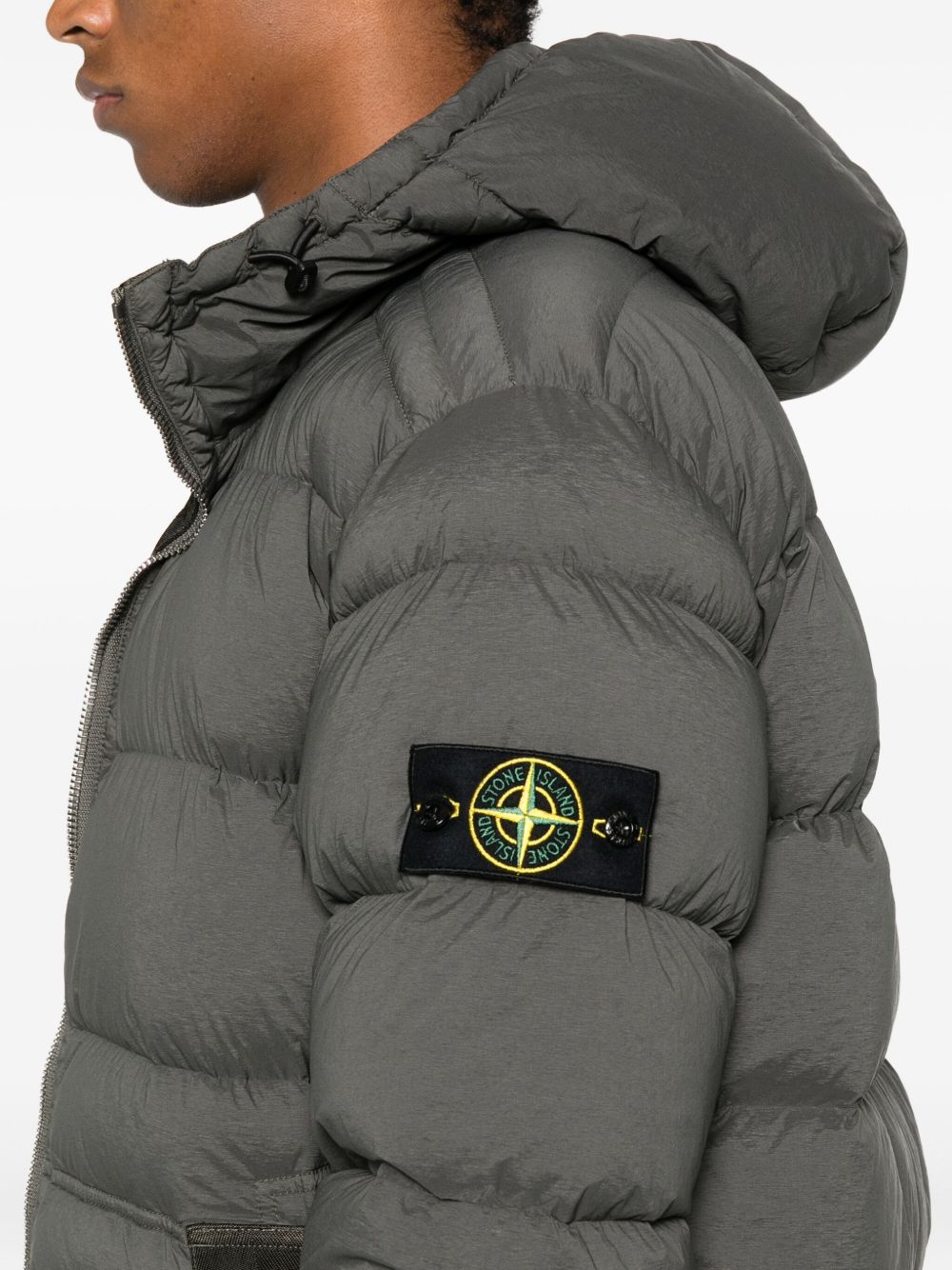 STONE ISLAND Hooded Down Jacket for Men