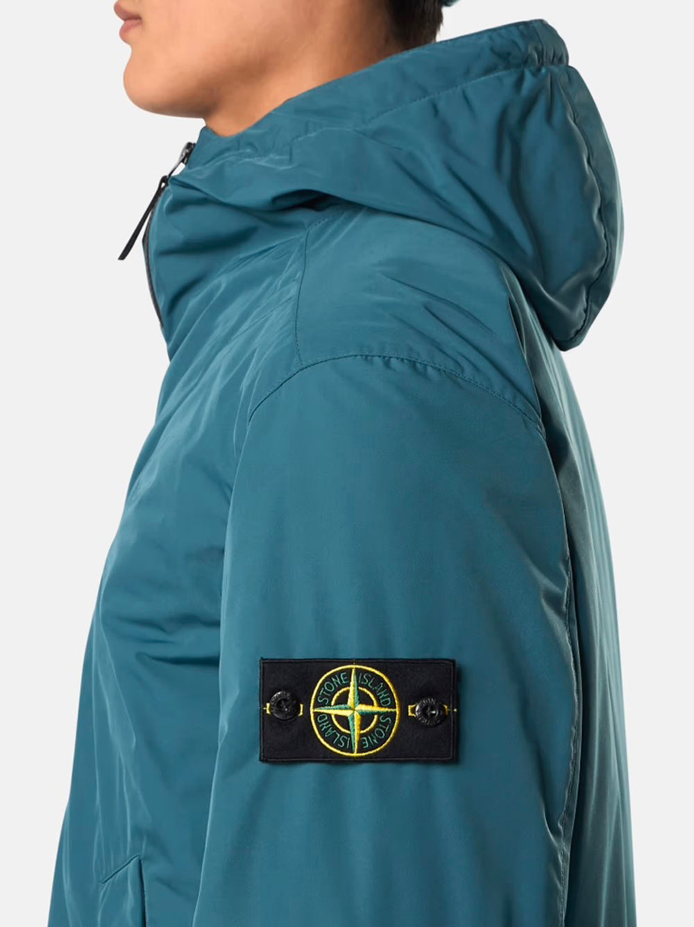 STONE ISLAND Micro Twill Padded Hooded Jacket for Men